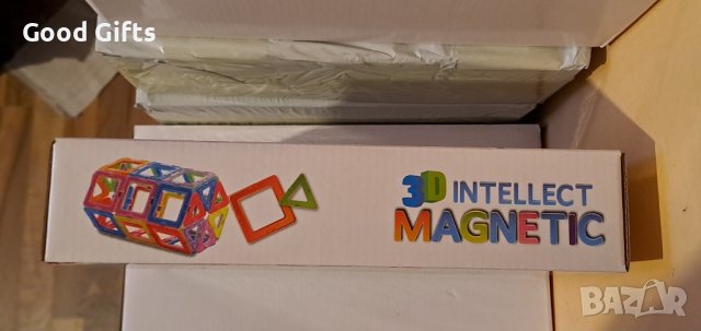 Магнитен Конструктор, Цветен, 30 части, снимка 3 - Конструктори - 43321957