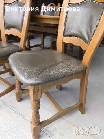 Комплект от 6 трапезни стола , снимка 8 - Столове - 51738273