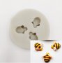 3 малки пчели пчелички пчела силиконов молд форма за декорация торта фондан шоколад, снимка 2