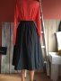 👢 H&M💃🏻 Красива, шушлякова пола с висока талия👜 миди дължина🤎, снимка 3