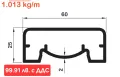 Промоция! Алуминиеви профили за стъклен и алуминиев парапет, снимка 4