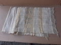 Автентичен тъкан кенарен месал с дантела , обредна кърпа, снимка 4