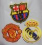 FCB ФК Барселона Реал Мадрид Манчестър Manchester апликация за дреха дрехи самозалепваща екип анцунг, снимка 1 - Други - 27453473