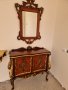Уникално красиво бароково шкафче с огледало  012, снимка 5