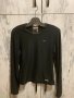 Страхотна наситено черна еластична унисекс фланела еластично трико  блуза Найк - Nike , снимка 1 - Блузи с дълъг ръкав и пуловери - 32491594