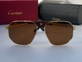 Cartier Мъжки слънчеви очила с кожа 3 цвята, снимка 13