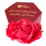 Ароматна плаваща свещ роза 300 гр., снимка 1 - Декорация за дома - 34982661