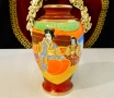 Ваза Satsuma,японски костен порцелан,злато. , снимка 1