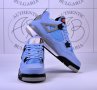 Nike Jordan Retro 4 UniversityBlue, Off-White, Fire Red, Metallic Red, снимка 4