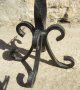 Свещници: от колело на каруца дърво ковано желязо, свещник, елен елени ангел ангели, снимка 3