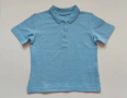 Синя поло тениска за момиче, размер 3-4 г, 104 см, снимка 1