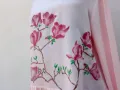 Ефирна блуза с ръчно рисувана Магнолия, снимка 4