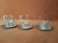 Руски стакани и подстакани 6 броя, снимка 3