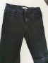Черен панталон тип дънки 152см, снимка 4