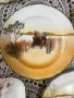Royal Doulton, по-специално чинии и квадратна купа със сцени с конски карети. , снимка 11