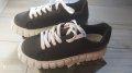 39н Нови черни кожени кецове спортни обувки , снимка 3