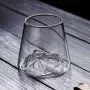 Чаша за уиски с релефно дъно планински връх , снимка 1