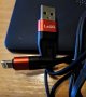 Нов USB кабел за iPhone 105 см 10лв., снимка 1 - USB кабели - 28464346