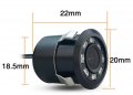 18.5мм 8 Led HD CCD Супер Мини Водонепромокаема Камера за Автомобил за Задно Виждане + Нощно Виждане, снимка 4