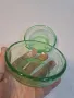 ретро стъклени купички зелено стъкло    16/4, снимка 3