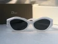 Dior 2024 дамски слънчеви очила 2 цвята черни бели, снимка 12