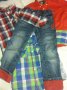 Сет дънки и риза, снимка 1 - Детски комплекти - 27124343