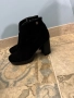 Черни боти от ест.велур, 38, снимка 3