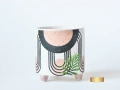 Саксии за Цветя и Сукуленти / Подарък за Нов Дом / Декоративни Керамични Саксии с Абстрактни Шарки, снимка 6