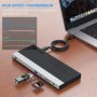 USB C докинг станция с троен дисплей, USB C хъб, 13-в-1, снимка 4