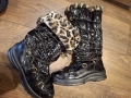 Италиански дамски зимни ботуши, апрески , снимка 2
