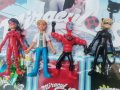 4 бр Калинката и Черния котарак фигурки miraculous ladybug пластмасови за игра и украса торта, снимка 2