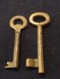 Два стари бронзови ключа от соца редки за КОЛЕКЦИЯ ДЕКОРАЦИЯ 40985, снимка 4