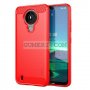 Nokia 1.4 Противоударен Силиконов Гръб- Карбон, снимка 5