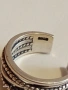 Отворен пръстен стерлингово сребро майсторска ръчна изработка 51957, снимка 7