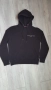 Памучен суичър Tommy Hilfiger в черно с качулка размер М, снимка 2