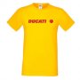 Мъжка Тениска Ducati Лого,състезание, Писта,Дукати, снимка 4