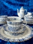 красив синьо-бял сервиз за чай/кафе, снимка 2