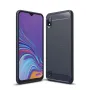 Samsung Galaxy A10 Удароустойчив Carbon Fiber Калъф и Протектор, снимка 2