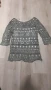 Блуза/туника от памучна дантела. L/XL, снимка 2