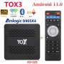 НОВ TOX3 8K Android TV Box (4GB/32GB), Amlogic S905X4, снимка 1 - Плейъри, домашно кино, прожектори - 38828685
