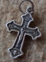 Старо сребърно кръстче 20522, снимка 7
