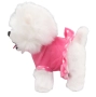Интерактивно плюшено кученце с дистанционно – бяло с розова рокличка 🐶, снимка 3