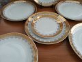 Луксозен сервиз за хранене порцелан Чехословакия, снимка 6