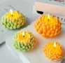 3D 2 размера хризантема Силиконов молд форма за свещи гипс сапун смола фондан , снимка 2