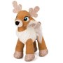 Плюшена играчка Коледен елен с рокля и блестящи рога, бяло Код: 011254-1