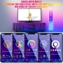 Нова Смарт RGB LED ъглова лампа с APP, Alexa, музика за осветление дом, снимка 6