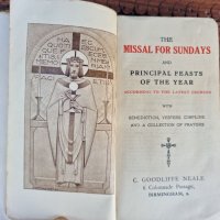 Винтидж Католическа Библия/Молитвеник Англия- 1950г, снимка 8 - Колекции - 40073334