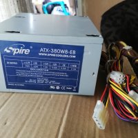 Компютърно захранване 380W Spire ATX-380W8-EB 80mm FAN, снимка 4 - Захранвания и кутии - 40538795