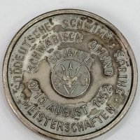 Сребърен немски юбилеен медал 1952 г, снимка 1 - Антикварни и старинни предмети - 36999317