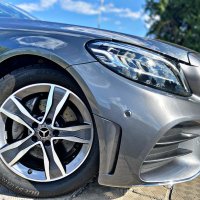 MERCEDES C 160 BENZINE 07-01-2019год. 34.000km. AMG LINE DISTRONIC FACELIFT CAR PASS BRAND NEW, снимка 8 - Автомобили и джипове - 37761684